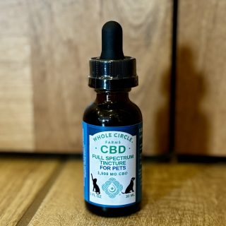 cbd pet tincture bottle