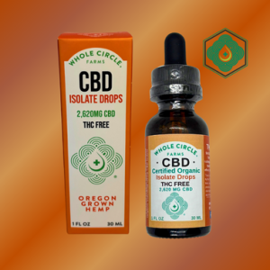 Certified Organic CBD Isolate Drops THC Free